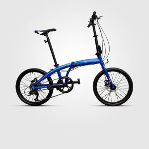 Bicicleta PLEGABLE azul