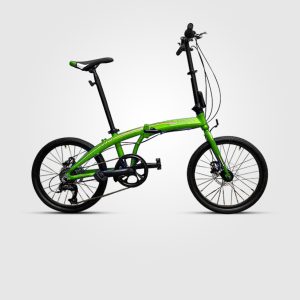 Bicicleta PLEGABLE verde